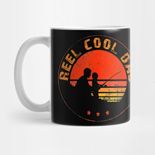 Reel Cool Dad Fishing Daddy Fathers Day Mug